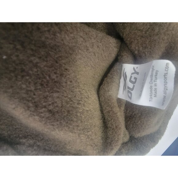 Olgy Green Knit Beanie & Scarf Set With Fleece Lining For Cold Weather Comfort - Picture 6 of 8